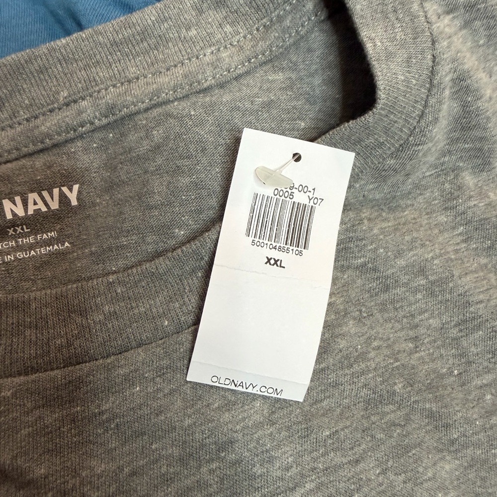 Old Navy Blue and Gray Women’s Size XXL T Shirt Bundle NWT - Picture 4 of 14